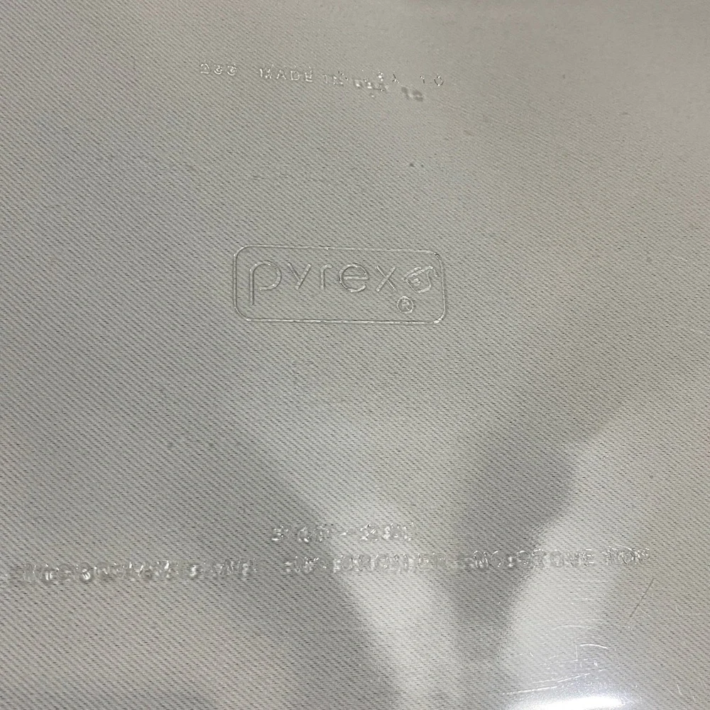 Vintage PYREX Clear Glass Baking Dish Size 13